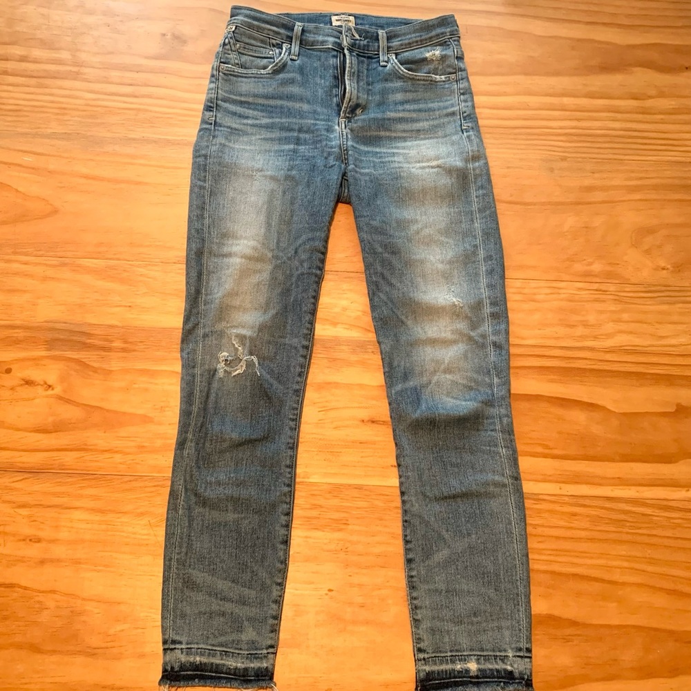 Citizens of Humanity Rocket Crop High Rise Skinny Jeans